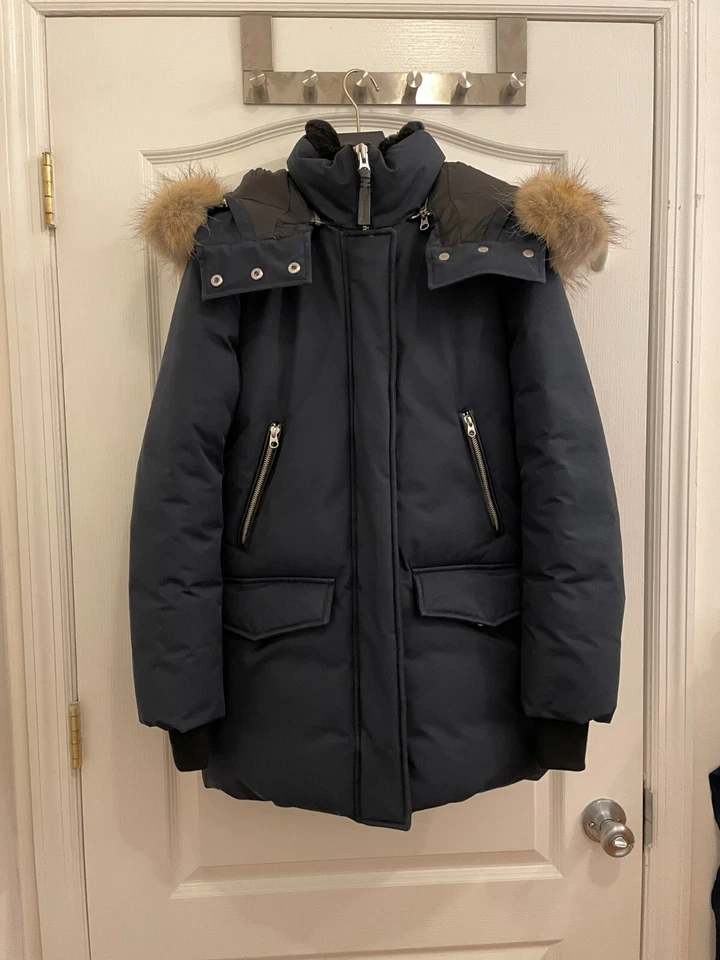 MACKAGE - Chaqueta de plumón de longitud media con piel natural extraíble - Mujer XS/0 Foto 1 de 4