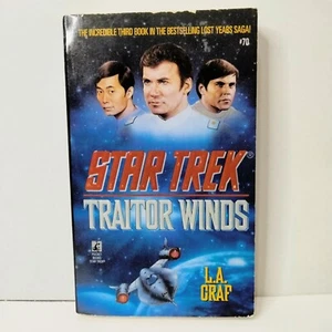 Star Trek "Traitor Winds" Paperback Book By L.A. Graf 1994 (A8) - Picture 1 of 9