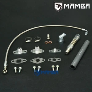 TOYOTA 1JZ-GTE 2JZ-GTE Turbo Oil Feed & Return Line Garrett T3/T4 T04B T04E T04R - Picture 1 of 4