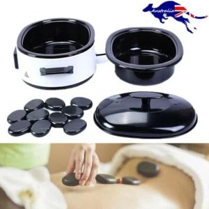Massage Stone Heater Bowl Hot Stone SPA Energy Heating Pot Hot Stone Machine AU - Picture 1 of 9