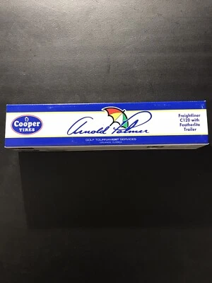 Cooper Tires/Arnold Palmer Die Cast 1/64 Freightliner C120 Tractor/Trailer - NEW - Image 1 of 4