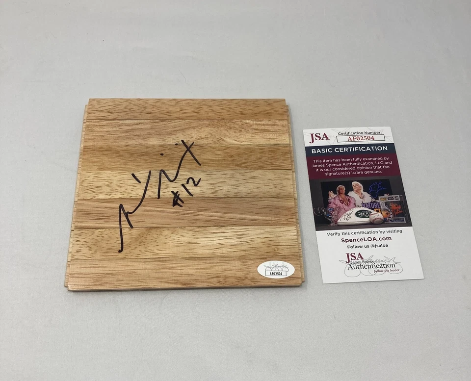 Larry Nance Jr. piso assinado JSA CERTIFICADO DE AUTENTICIDADE (Atlanta Hawks Wyoming Cowboys) - Imagem 1 de 1