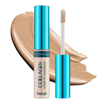 ENOUGH Collagen Cover Tip Concealer Shade 01 Clear Beige 9g - Image 1 of 4