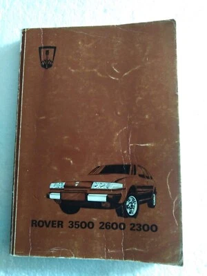 ROVER 3500 2600 2300 MANUALE OFFICINA ORIG. TESTO INGLESE  1980   (447) - Immagine 1 di 4