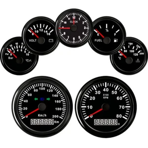 7 Gauge Kit with Senders for Holden HZ GTS Dash Unicq Parts Retro Adaptor Kit - Picture 1 of 12