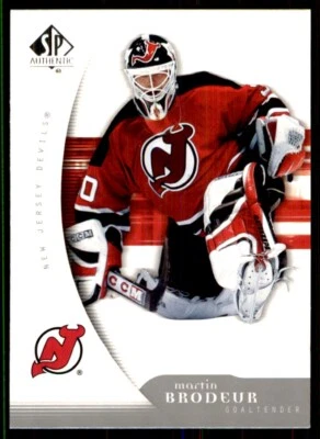 2005-06 SP Authentic Martin Brodeur New Jersey Devils #57 - Image 1 of 2