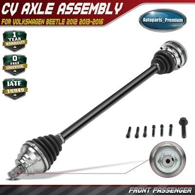 Передняя правая ось CV в сборе для Volkswagen Beetle 2012-2016 L4 2,0 л бензиновый турбонаддув - Изображение 1 из 4