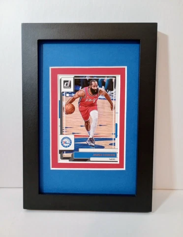 James Harden Philadelphia 76ers Display Custom Framed NBA Basketball Card Plaque Cover
