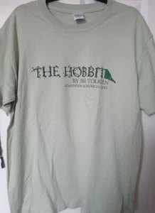 Vintage Y2K THE HOBBIT PLAY Rare JRR TOLKIEN Cast t-shirt Large - Picture 1 of 5