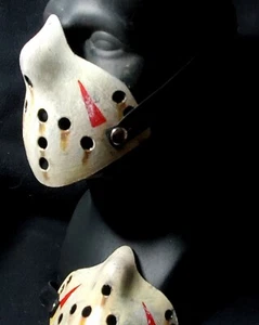 Friday the 13th plastic half mask protective cover shield - Picture 1 of 3