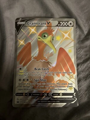 Cramorant V Jumbo Pokemon TCG SWSH086 Shining Fates 2021 Oversized Card - Image 1 of 3