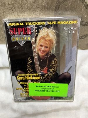New Super Driver Truckers Tape Magazine May 1995 Sara Hickman - Image 1 of 2
