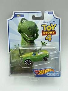 Hot Wheels Character Cars Toy Story 4 Rex 1/64 Scale FREE SHIPPING - Picture 1 of 4