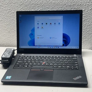 Lenovo ThinkPad T470 14" Full HD i5-6200U 2,3GHz 12GB 256SSD Win11 Pro - Bild 1 von 4