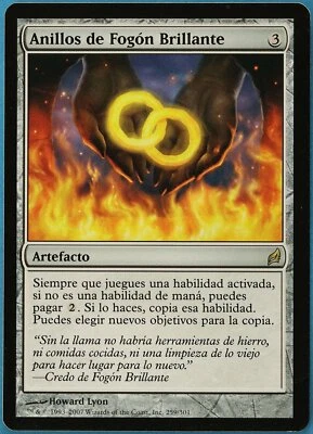Rings of Brighthearth Lorwyn (SPANISH) NM Artifact Rare CARD (178460) ABUGames - Image 1 of 2