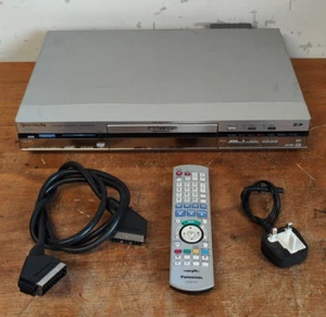 Panasonic DVD HDD Recorder with 80GB HDD DMR-E100H, Silver DVD Player + Remote - Picture 1 of 24
