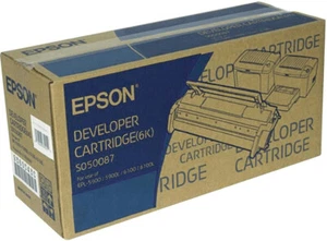 Originale Epson Toner C13S050087 Nero per Epl 5900 6100 B-Ware - Bild 1 von 1