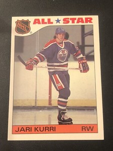 1985-86 Topps Stickers Jari Kurri #3 HOF