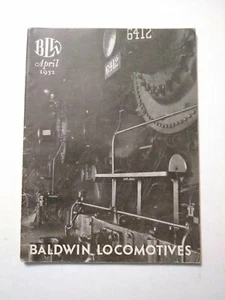 Revista Locomotoras Baldwin Abril 1932 Ferrocarril Vintage - Imagen 1 de 12