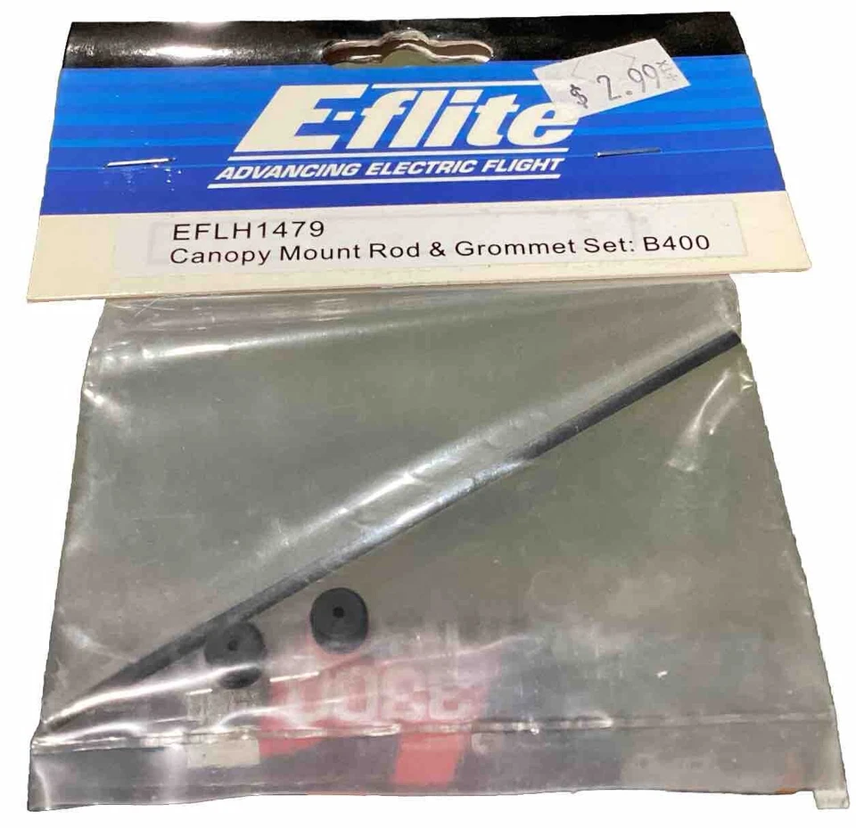 E-Flite EFLH1479 Canopy Mount Rod And Grommet Set B400 - Image 1 of 1