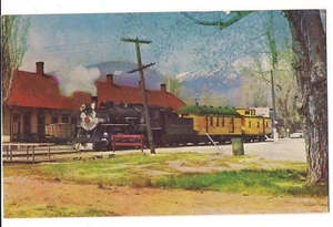 Virginia und Truckee Railroad Zug historische Linie auf letzter letzter Reise Postkarte - Bild 1 von 2