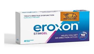 Eroxon Stimgel Erectile Dysfunction Treatment Gel - 4 Single Dose Tubes