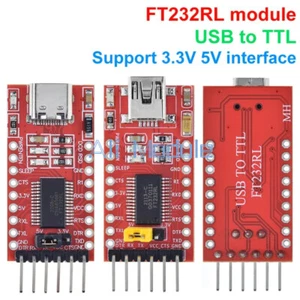 FT232 FT232RL FTDI USB 3,3V 5,5 V vers TTL module adaptateur série type-C / mini USB - Photo 1/7