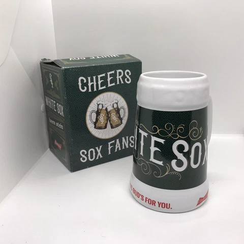 2021 Chicago White Sox Budweiser Beer Stein - BRAND NEW IN BOX Cover