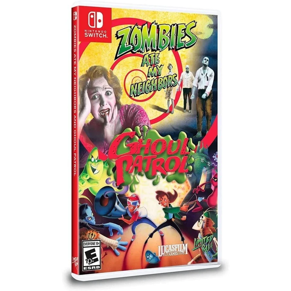 Zombies Ate My Neighbors + Ghoul Patrol (Nintendo Switch 2022) Limited Run Games - Image 1 of 1