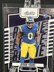 BYRON YOUNG-----2023 PANINI----ABSOLUTE----ROOKIE----RAMS - Picture 1 of 2