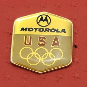 Vintage Motorola 1988 USA Olympics Pin  - Bild 1 von 5