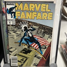 Marvel Fanfare #42 (Feb 1989) Captain Marvel, Monica Rambeau, Newsstand A4