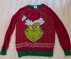 Grinch Sweater Sweater Unisex Kid's Large - Picture 1 of 5