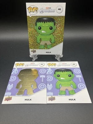 2023 Marvel HULK Upper Deck Funko Pop Spectrum Gold Glitter/Sparkle Card # 46 - Image 1 of 4