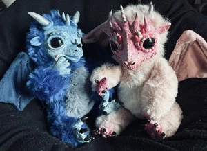 Ooak Baby Dragon Art Dolls - Picture 1 of 13