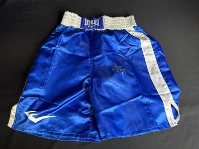 Larry Holmes Signed Everlast Red Boxing Shorts PSA AP47214 - Image 1 of 3