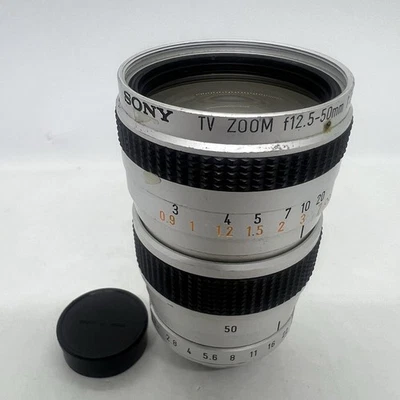 Vintage SONY TV ZOOM LENS f12.5-50mm 1:1.8 made by CANON - Image 1 of 4