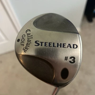 Callaway Steelhead 15° 3-Wood Fairway Golf Club RH 42.5" Memphis 10 Steel Shaft - Image 1 of 4