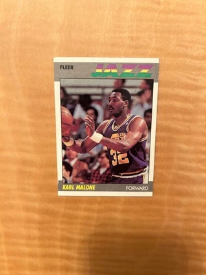 1987 FLEER BASKETBALL #68 KARL MALONE!! NICELY CENTERED!! $1 SHIPPING!! - Image 1 of 2