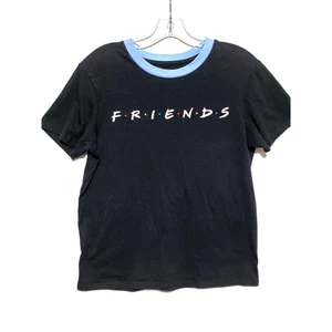 Friends TV Show Graphic Love Tribe Black Shirt Womens S Stretch Y2K 90s Comfy - Picture 1 of 4