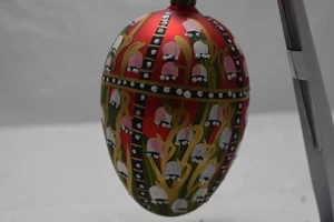 Lillies of the valley Vintage handbemalt Weihnachtsschmuck Germany wunderschön - Bild 1 von 6