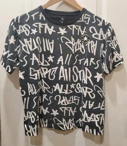 Converse KIDS ALL STAR CHUCK TAYLOR Printed T-Shirt Graffiti Style 10 - 12 Years - Picture 1 of 6