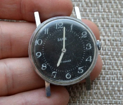 Watch USSR Zarya Zarj Russian Mechanical Soviet Vintage Wristwatch Rare - Image 1 of 4
