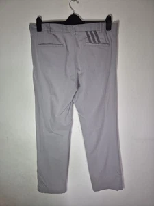 Herren Adidas Golfhose 36 x 32 Grau Golf Stretch Drei Streifen - Bild 1 von 5
