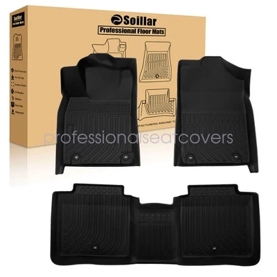 Juego de 3 alfombrillas delanteras y de segunda fila TPE para Lexus ES350/ES300h 2013-2018 Foto 1 de 4