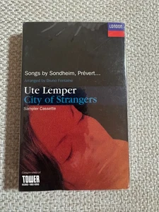 Ute Lemper City Of Strangers Sampler Cassette 1995 London Sondheim Sealed - Picture 1 of 4