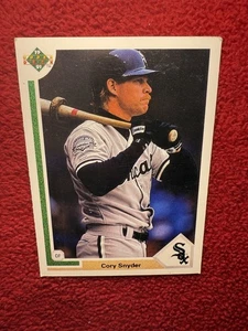 Vintage 1991 Corey Snyder Chicago White Sox MLB Upper Deck Trading Card 724 - Picture 1 of 12