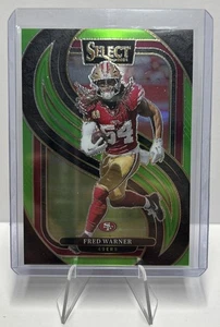 Fred Warner 2024 Panini Select #157 Premier Level verde neón Prizm #D47/49 ¡BONITO! - Imagen 1 de 3