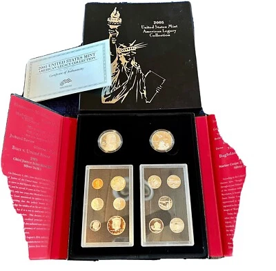 2005 US Mint American Legacy Collection 13-coins with COA - Image 1 of 4