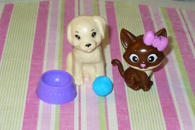 Mattel Barbie Doll ~ PET PUPPY DOG & KITTY CAT LOT  ~ 4pc Pet Lot - Image 1 of 3
